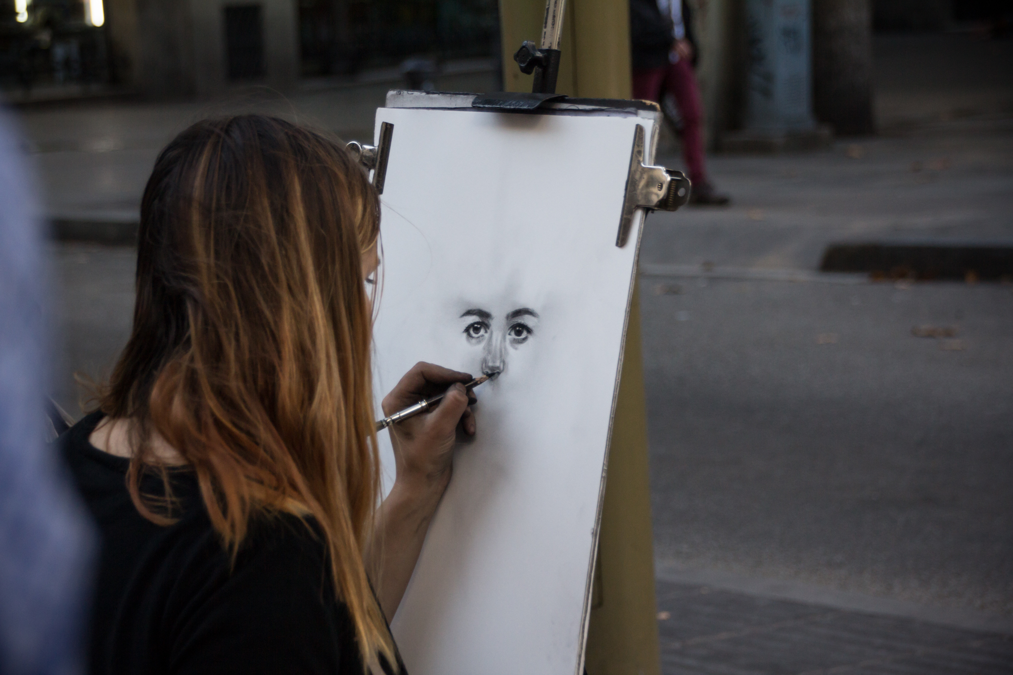 If this type of "street art" is more your style, you can find artists in any major city wanting to draw your portrait or caricature!