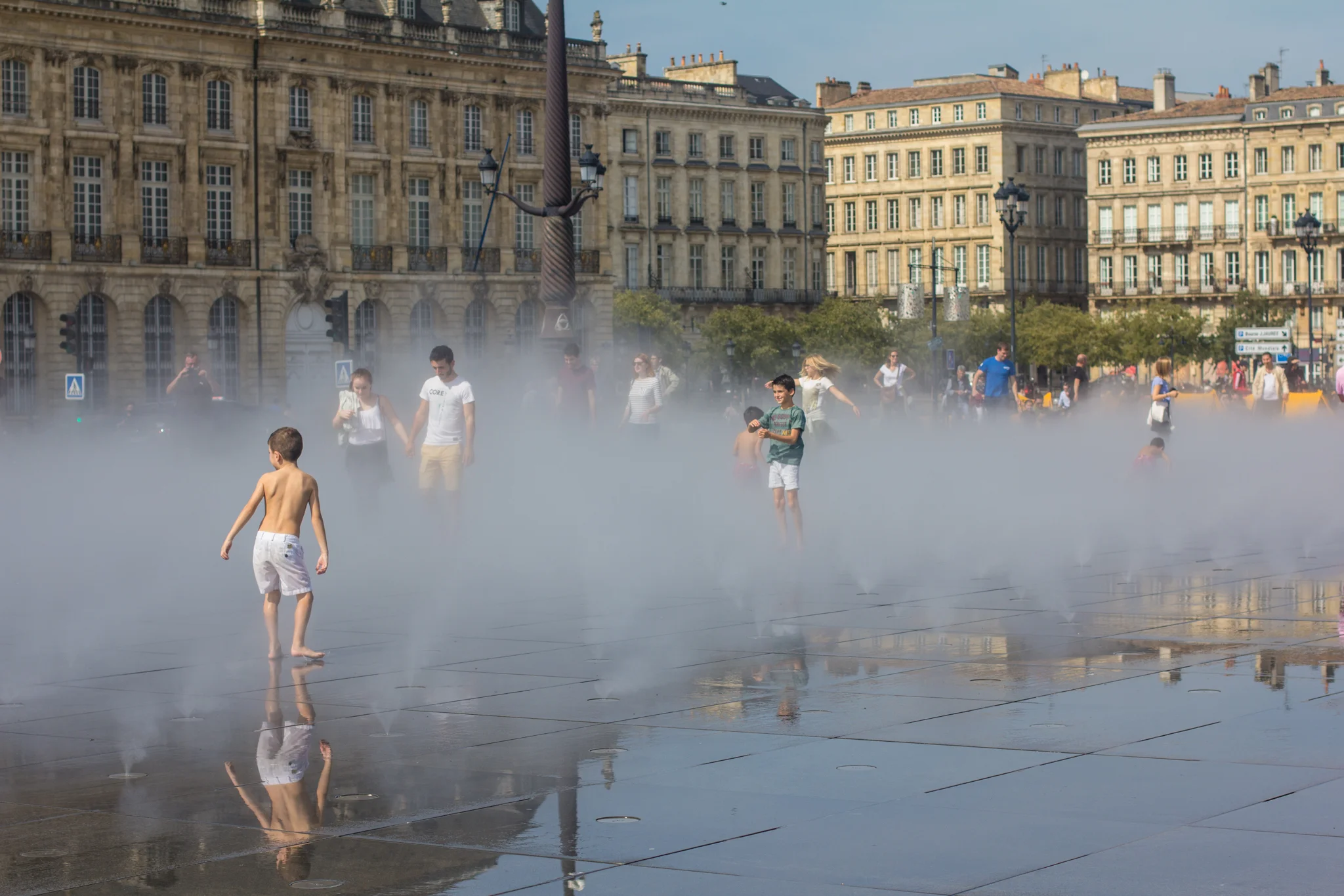 Playing in these misty fountains was way more fun than any pool I've been to!