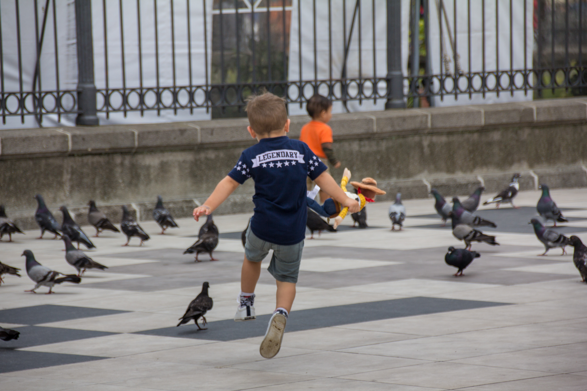 And, if all else fails, there is always a plethora of kids chasing pigeons in the main squares. 