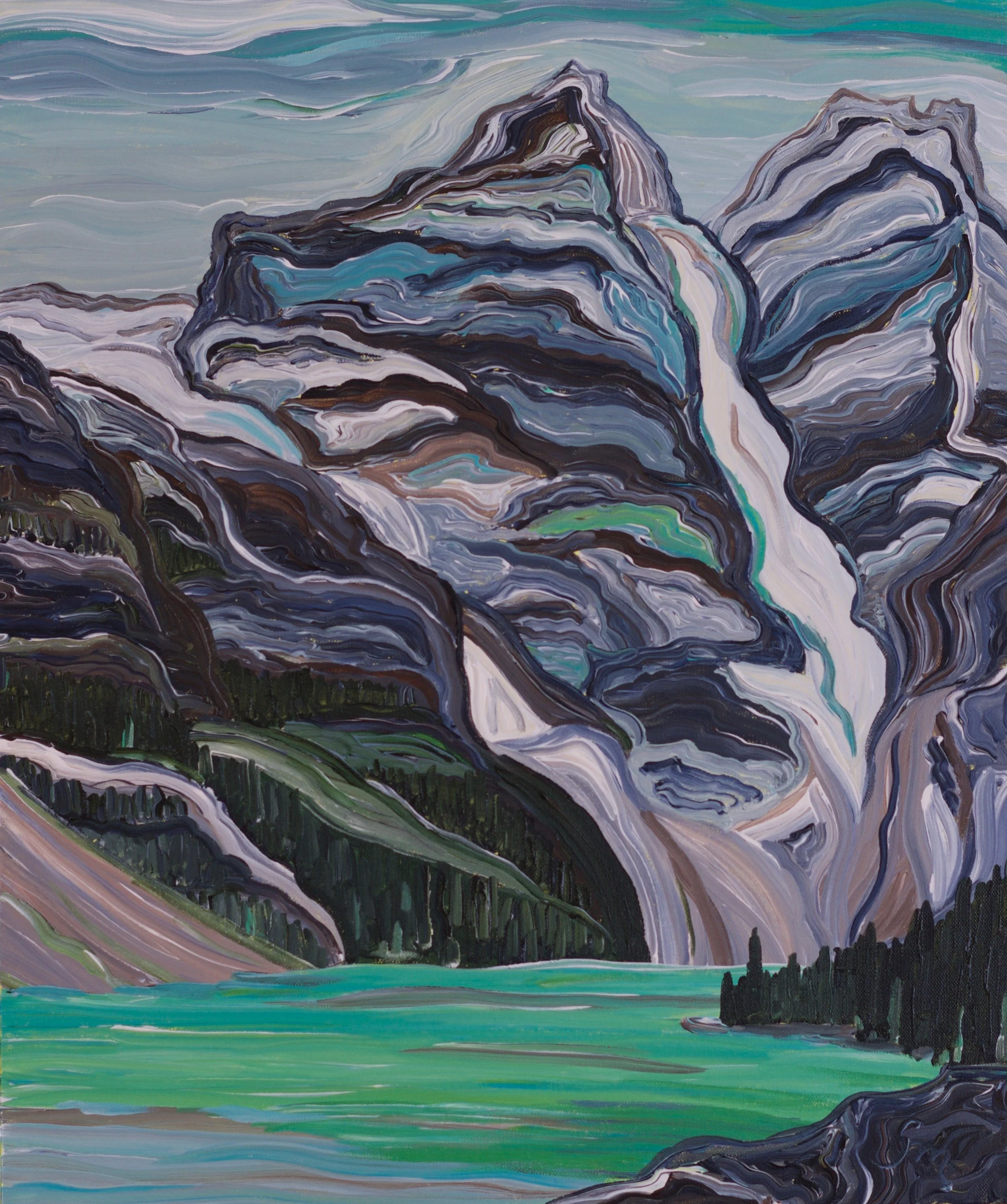 Overcast Glow, 24" x 20"