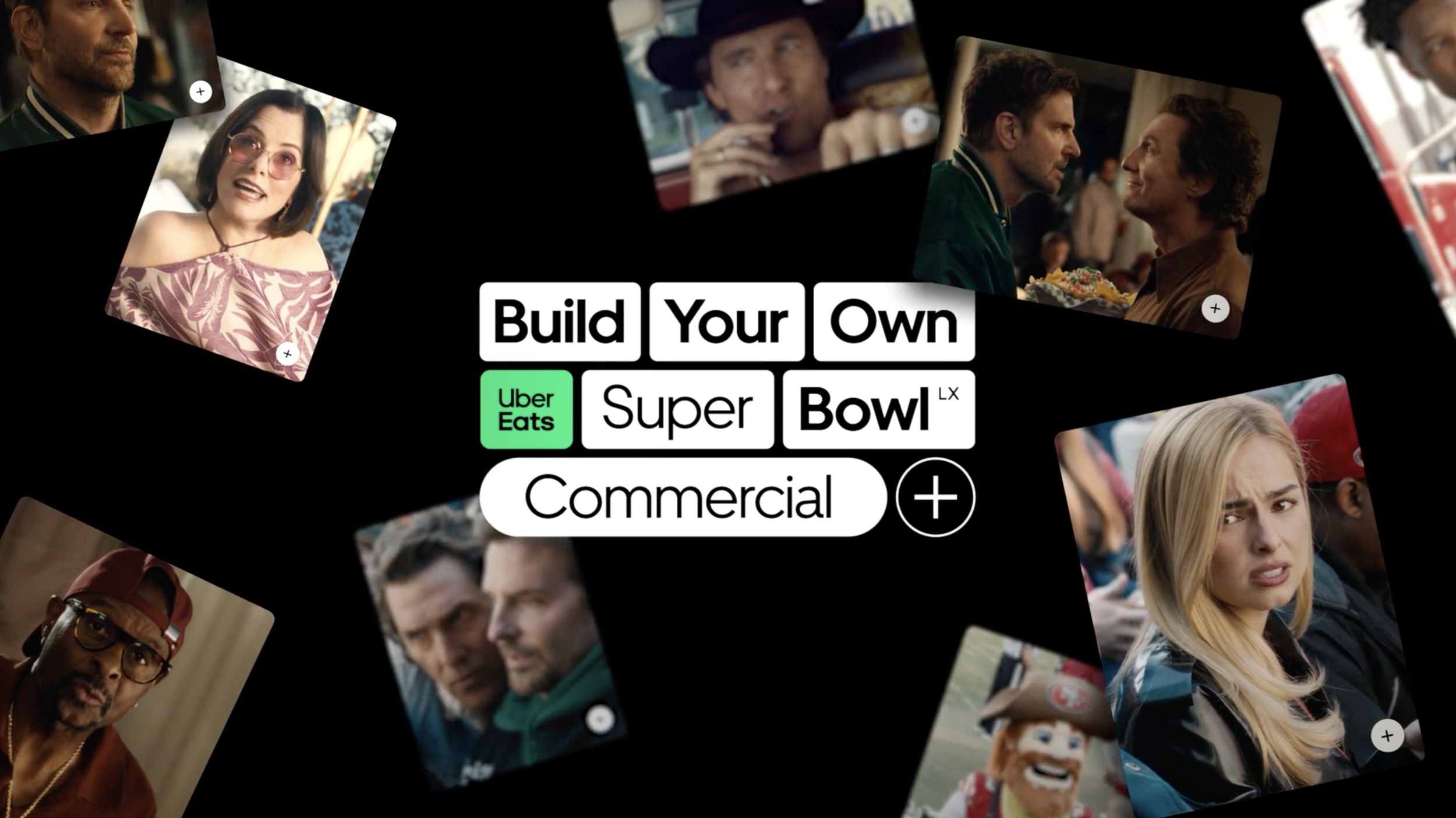 Uber Eats "Build Your Own Super Bowl Commercial"