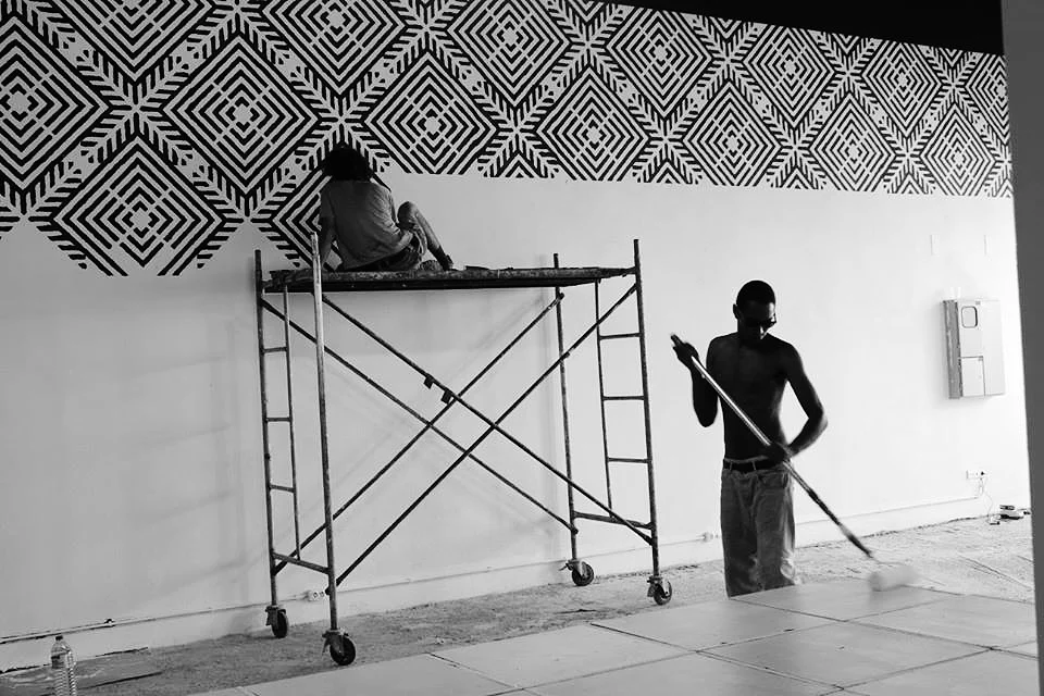 Alecrim and Francisco Vidal in progress 