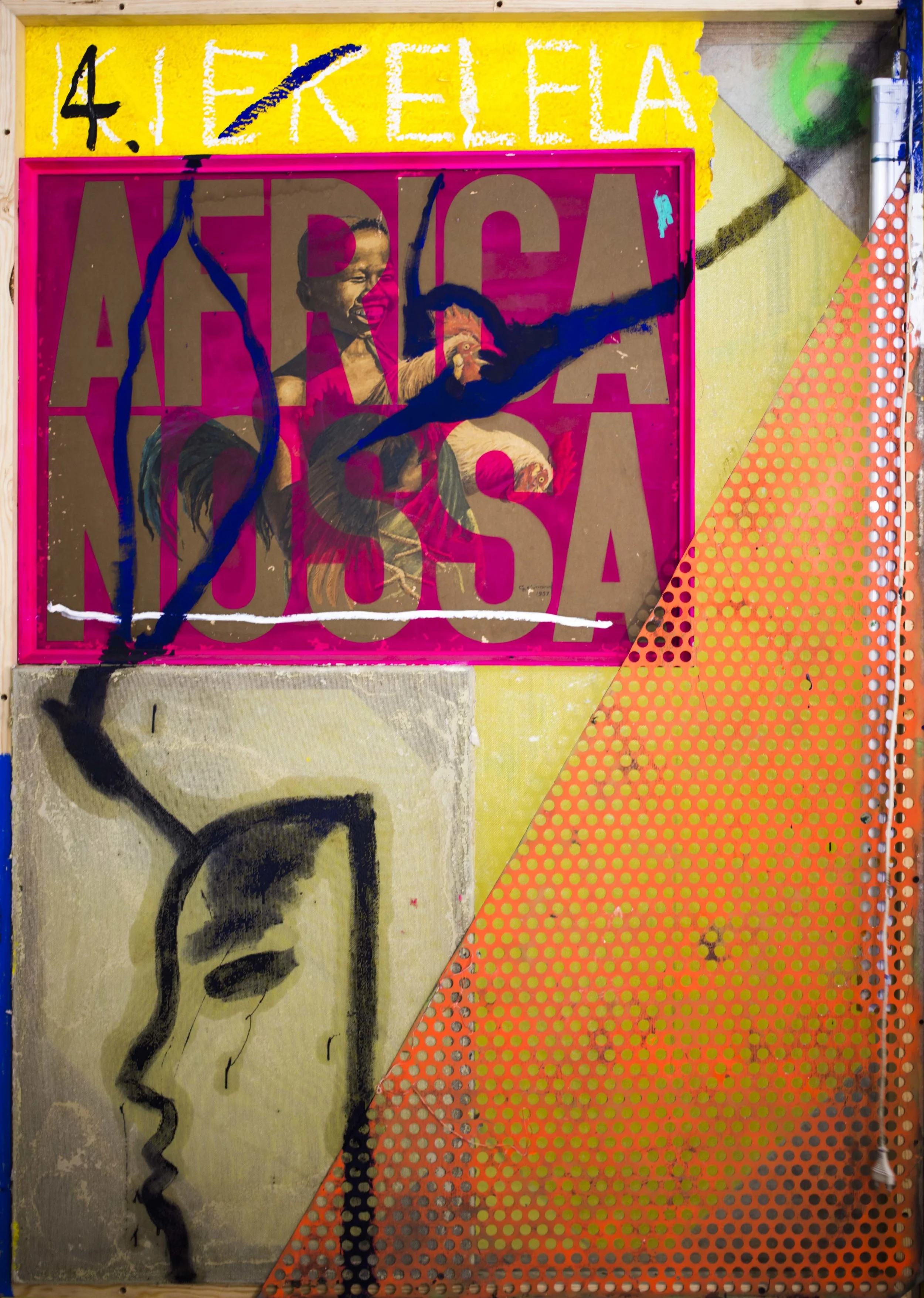 Kiekelela IV , 2017 | assemblage artwork