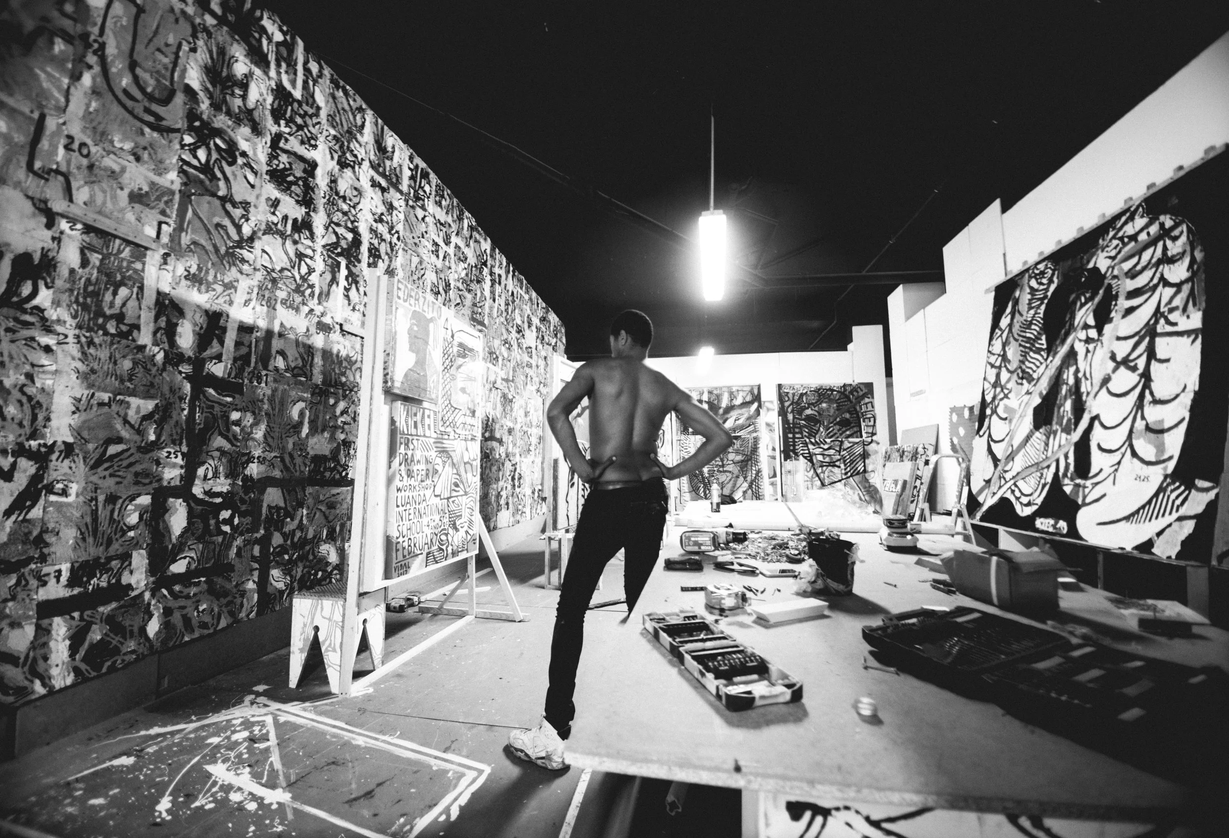 Francisco Vidal behind the scenes | photo: Lucca Miranda