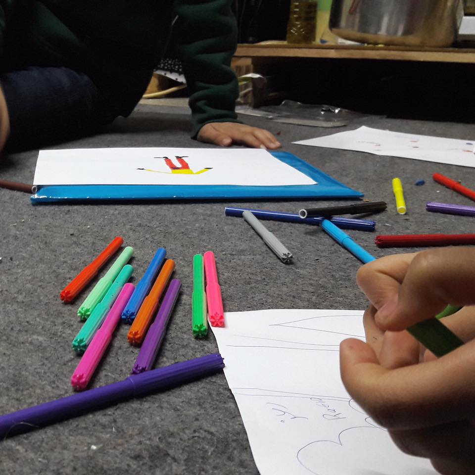 "Children portray in their pictures a felt image of an actual assessment of their lives. In this sense the drawing is a stored bundle of impressions". The Waldorf Library - The Secret of Children's Drawings. 