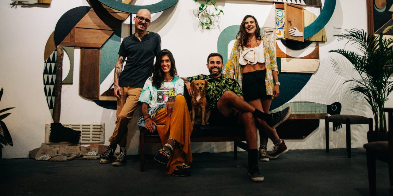 Wozen Crew: Rique Inglez, Marta Rosas, Johnny e Mari Cecchini