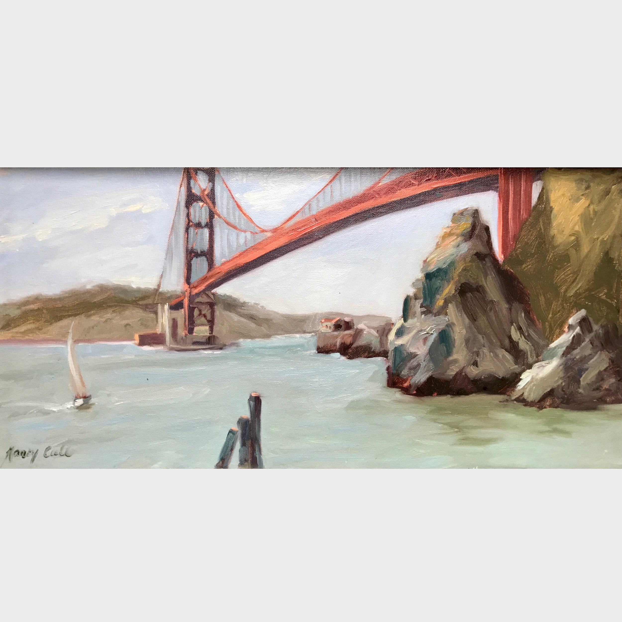 Painting On the Dock by the Bay.JPG