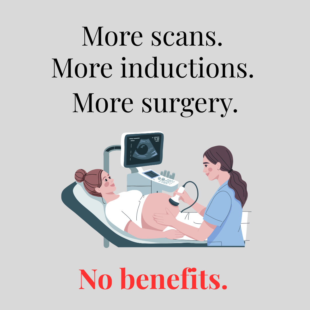 More scans. More inductions. More surgery. No benefits.