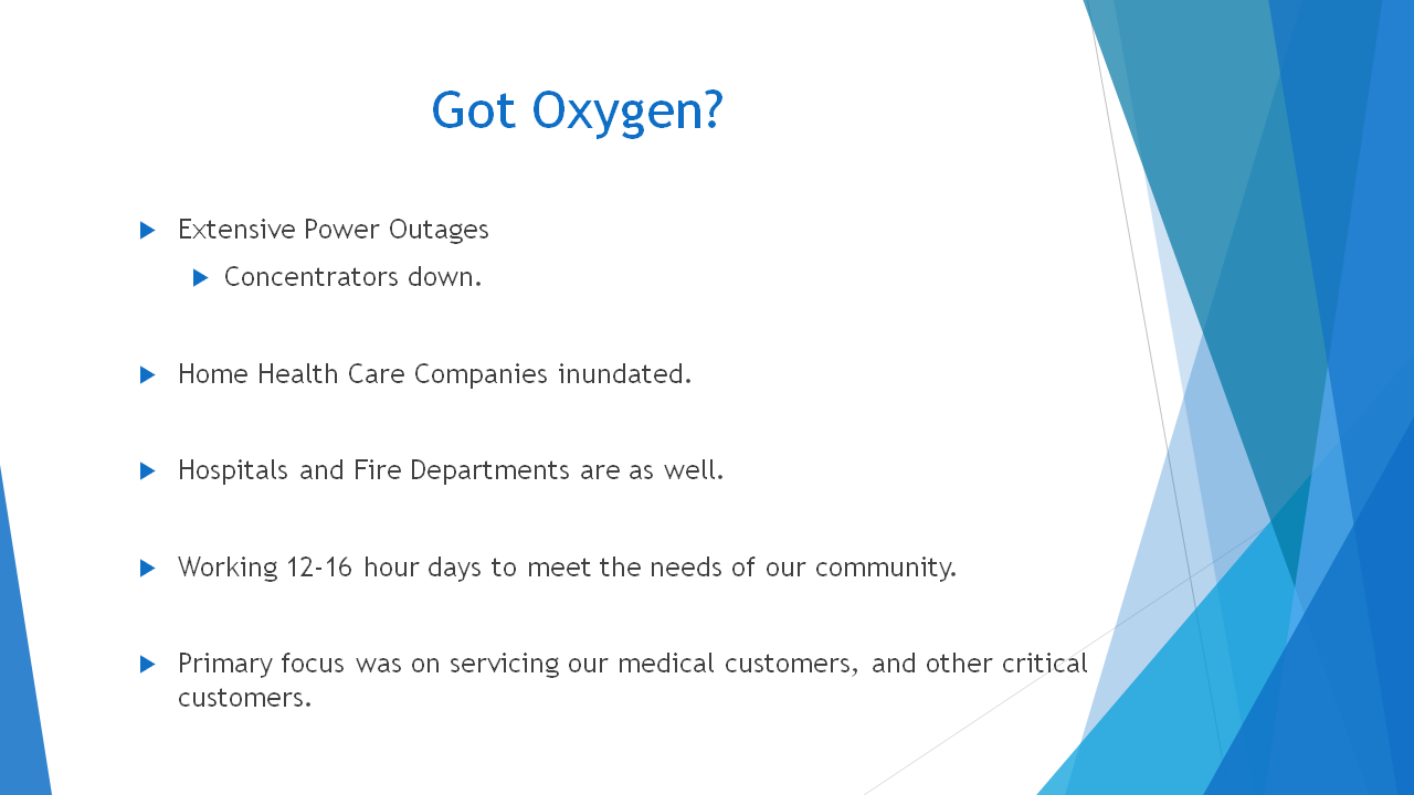 Medical Oxygen Supply Continuity