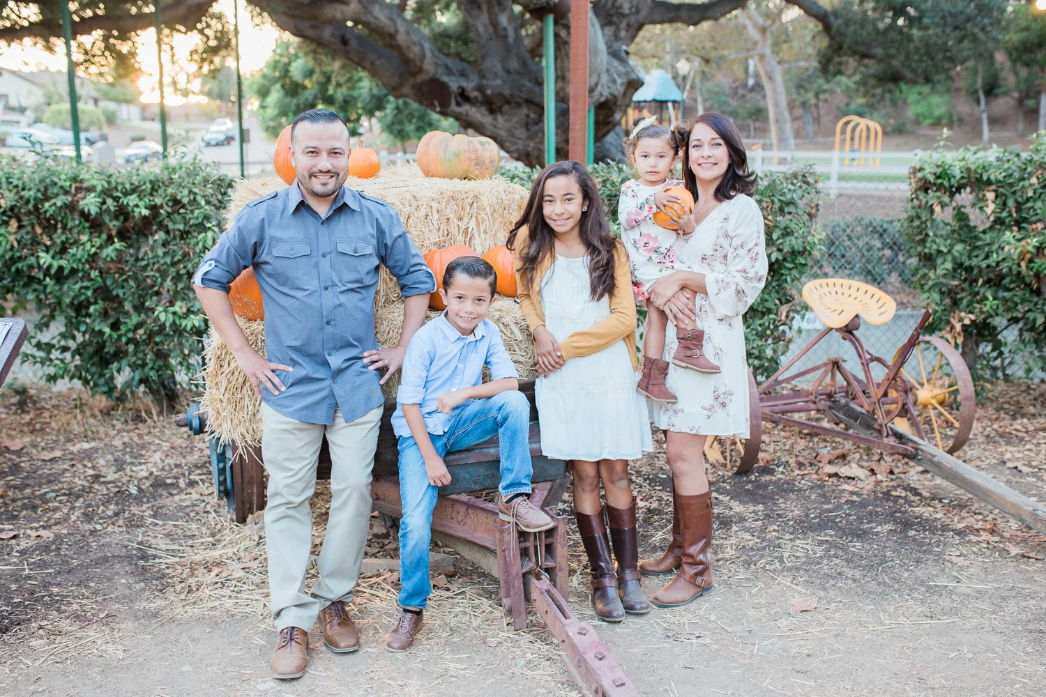 La Verne Heritage Park Pumpkin Patch | Berdugo Family Session | Family Photographer | La Verne, CA