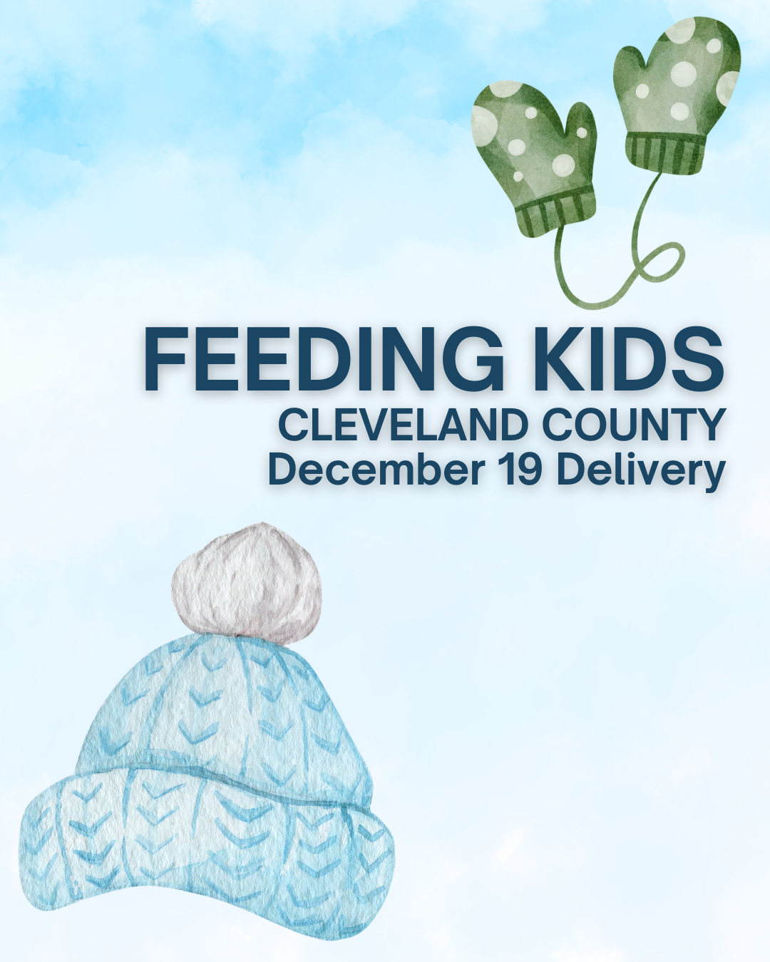 Christmas Break Deliveries: December 19, 2026