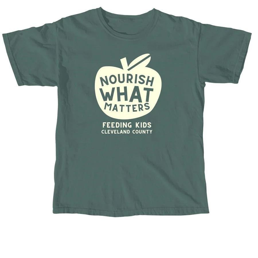 New Feeding Kids Apparel Available Now in a New Design! Nourish What Matters