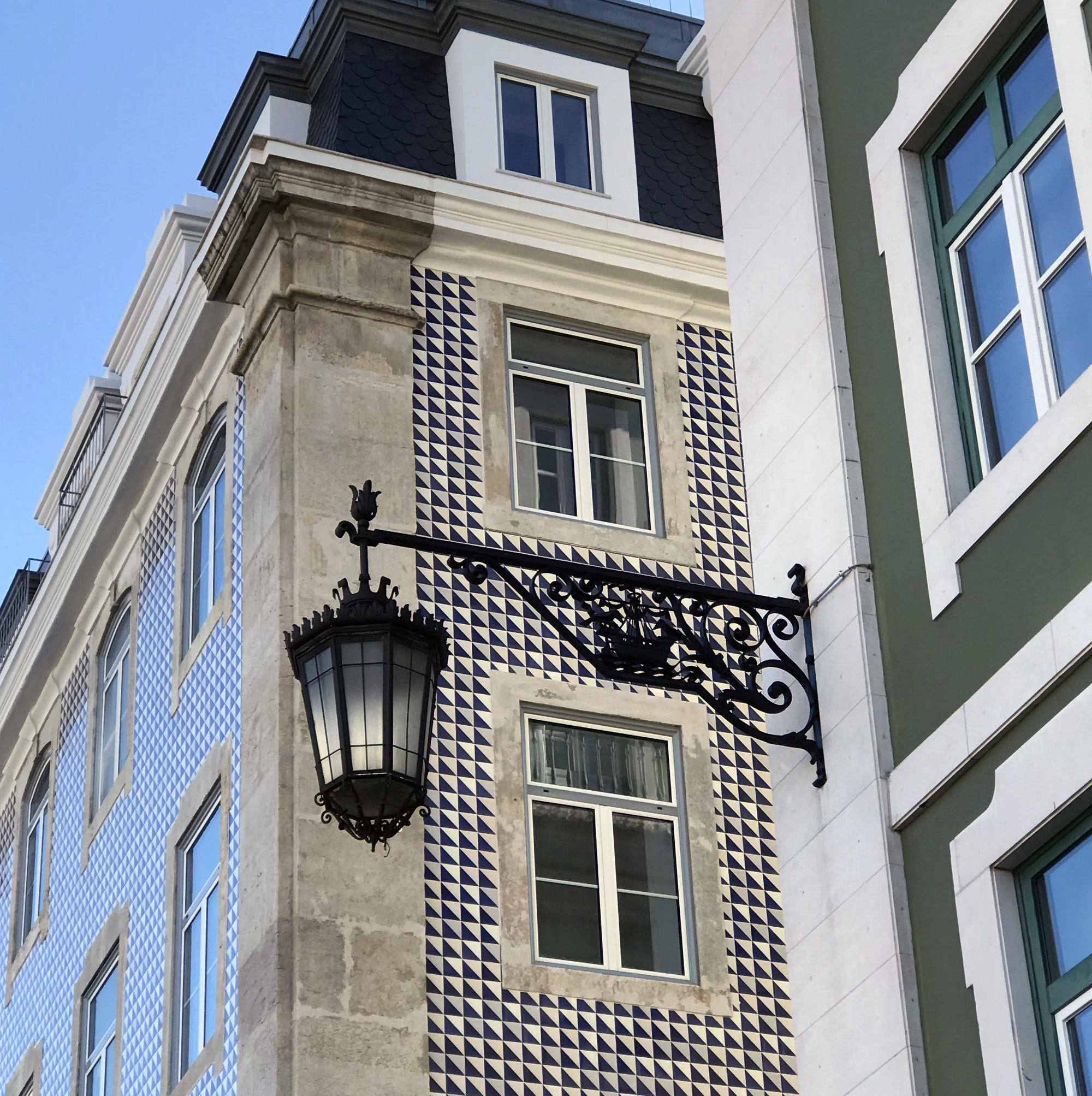 The Tiled Azulejo Lisbon  Buildings