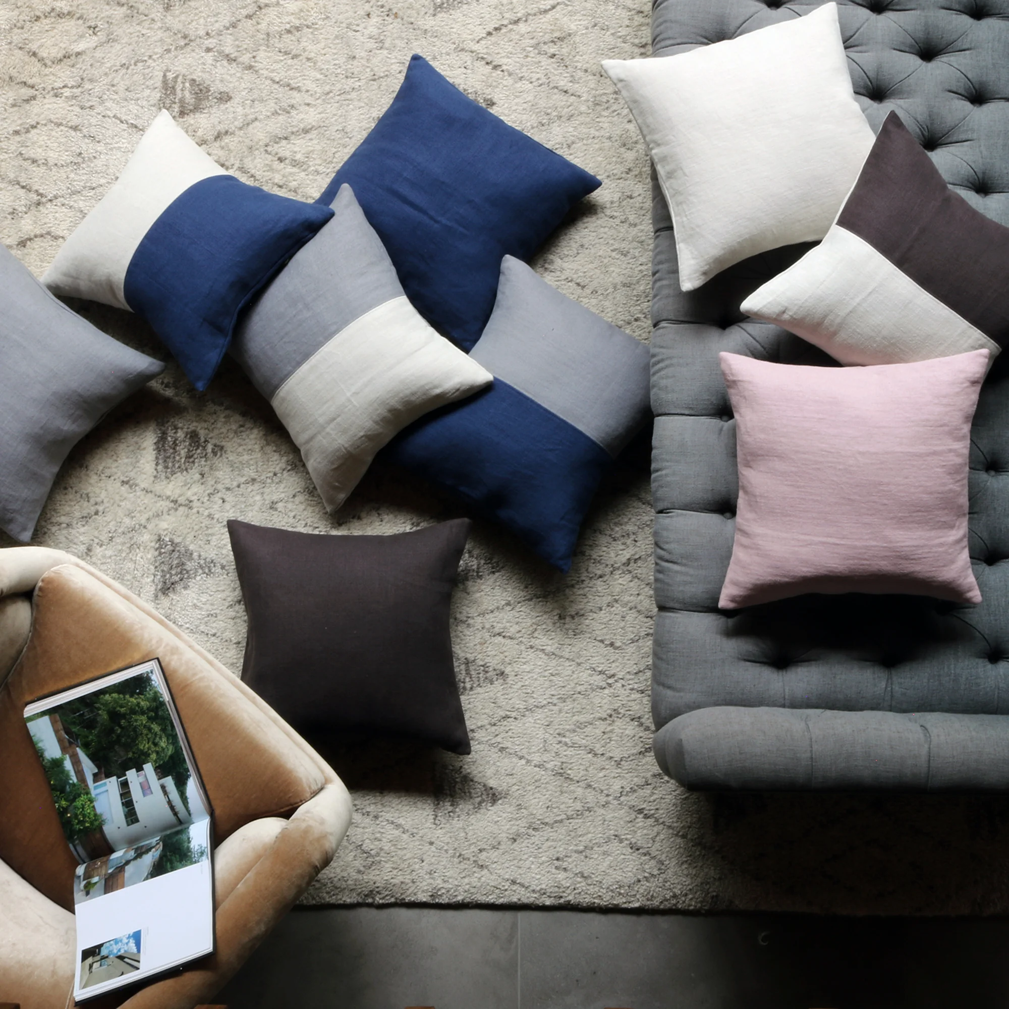 Alentejo Stonewashed Linen Pillow Collection