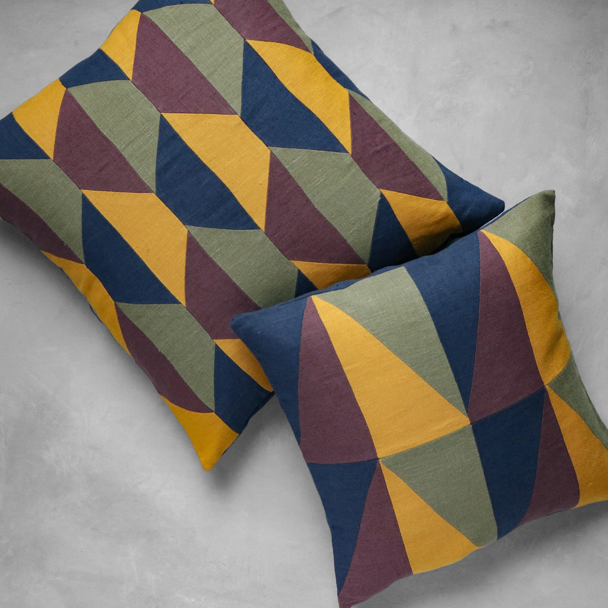 Porto Stonewashed Linen Pillow Multi 01