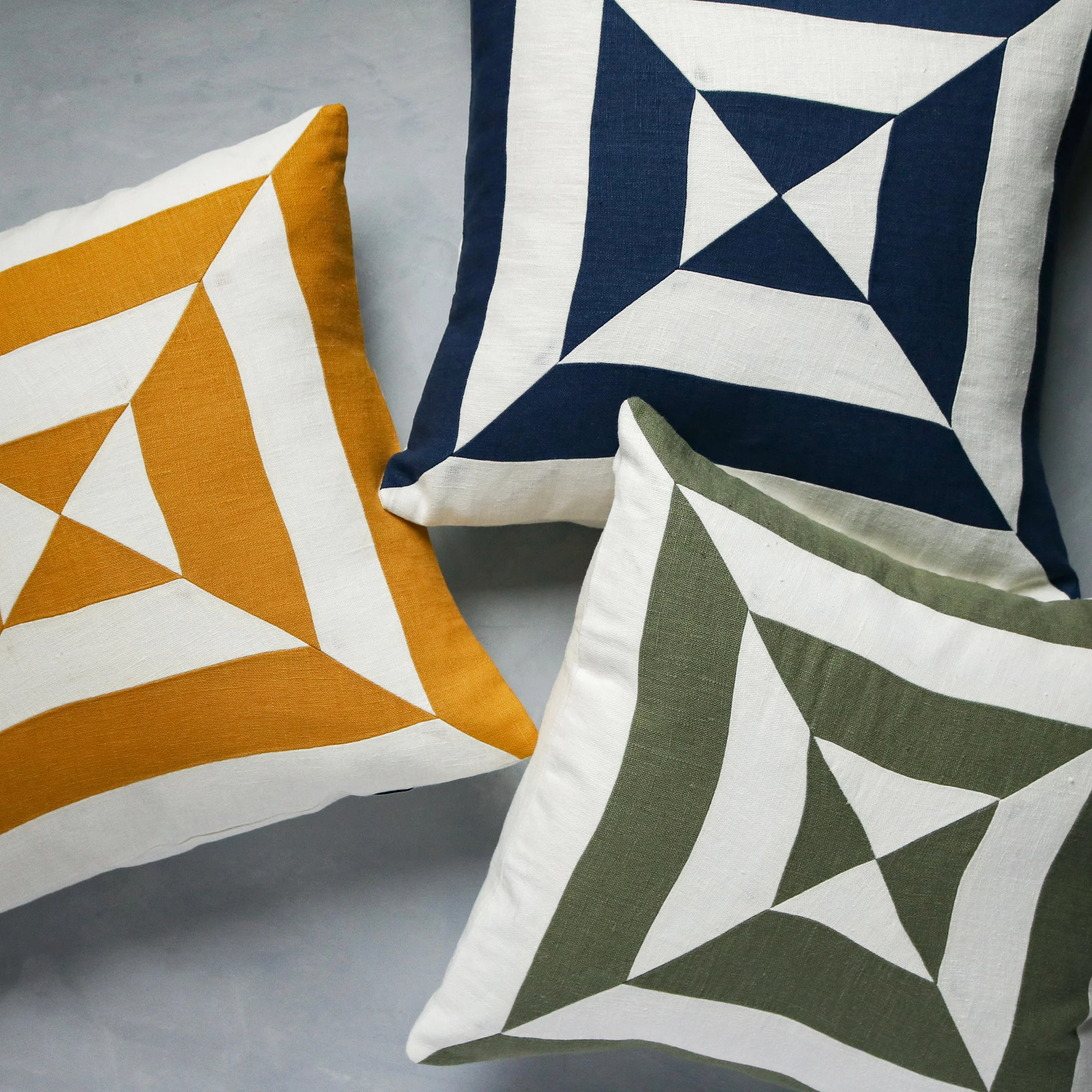 Comporta Stonewashed Linen Pillow Blue03