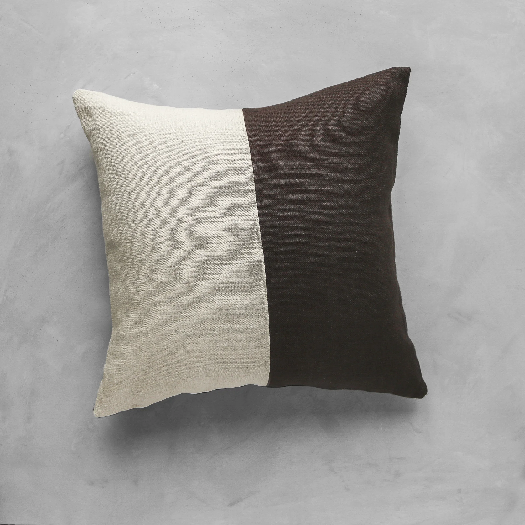 Alentejo Heavyweight Linen Pillow Chestnut/Natural