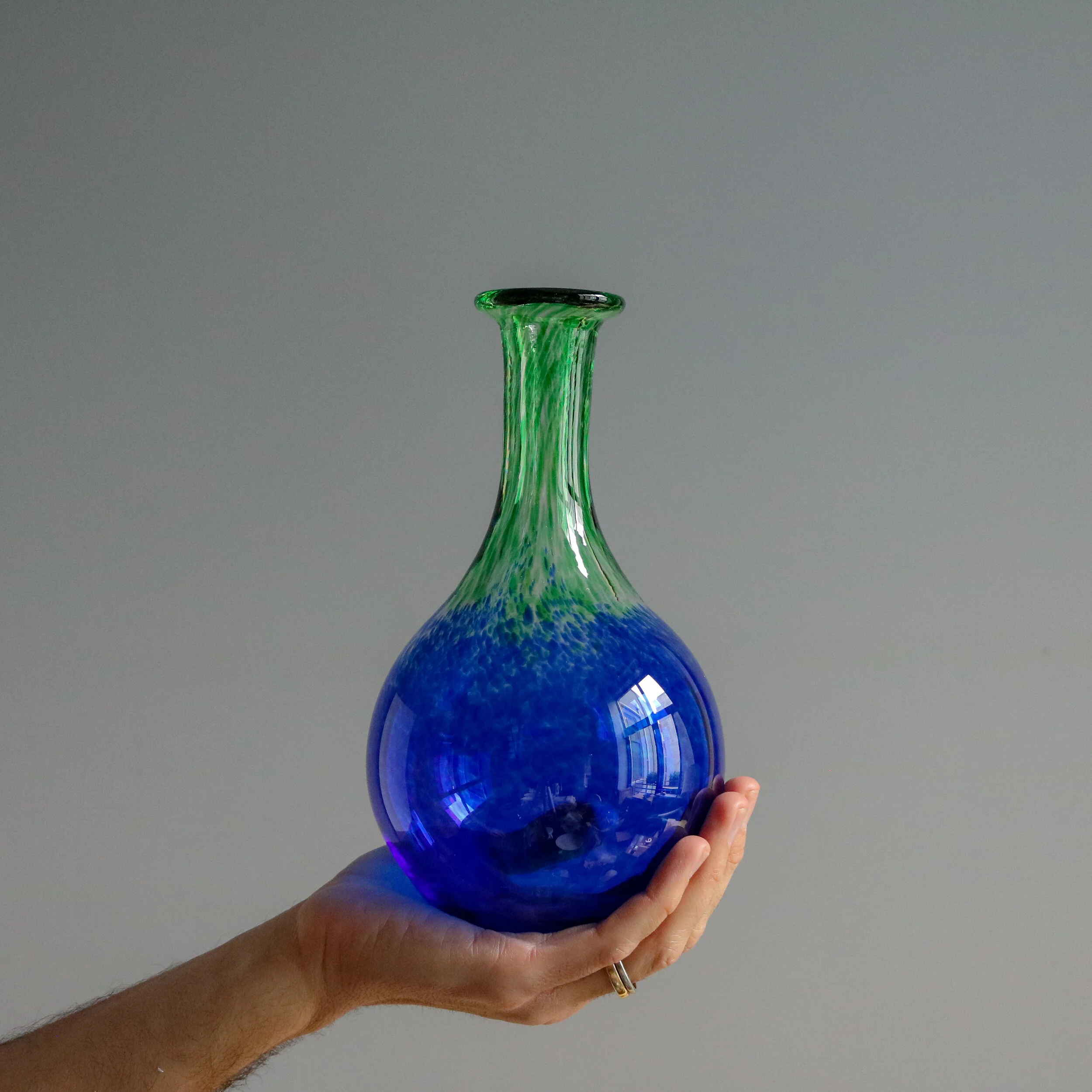 Handblown Marinha Whiskey Decanter