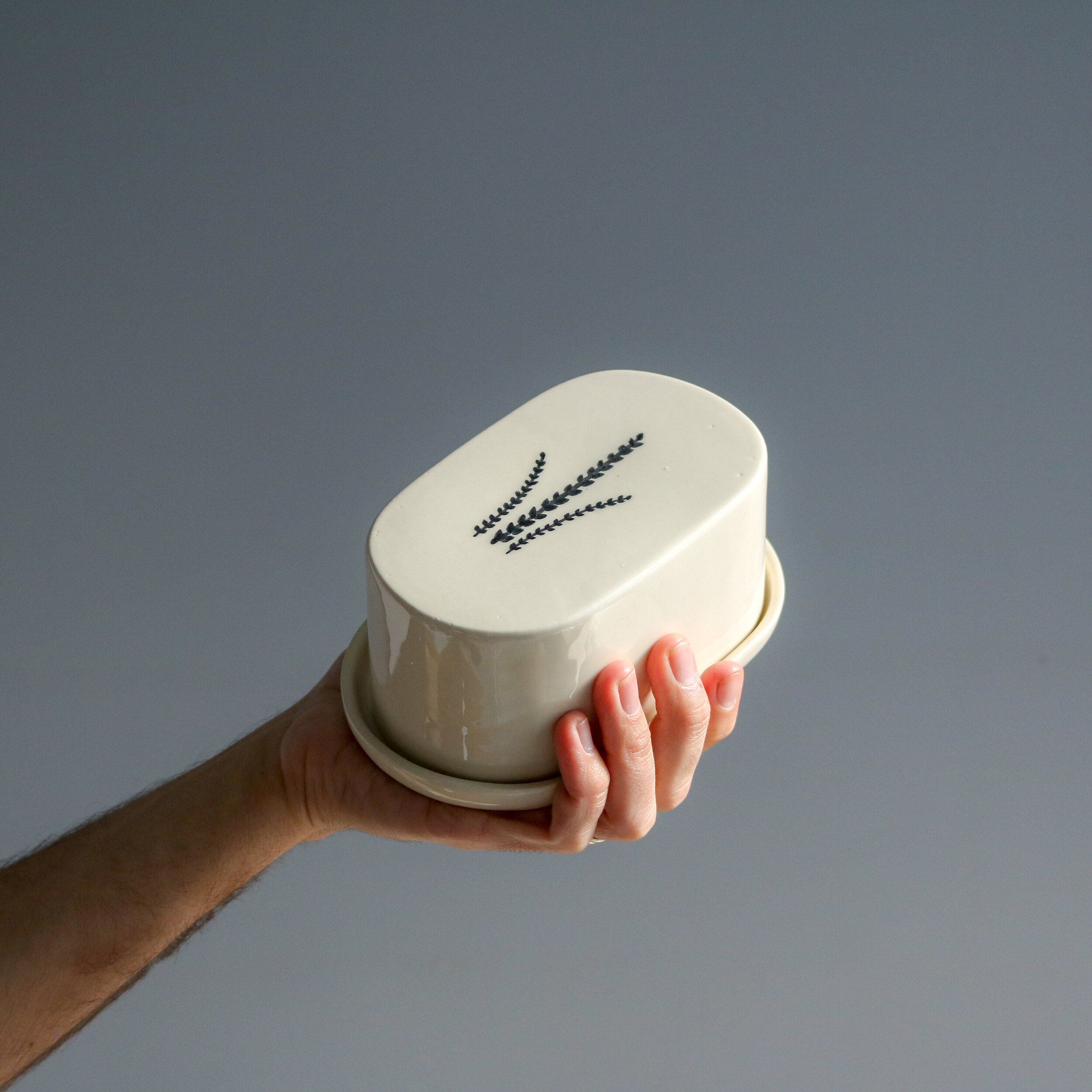 Grés Stoneware Harvest Butter Dish