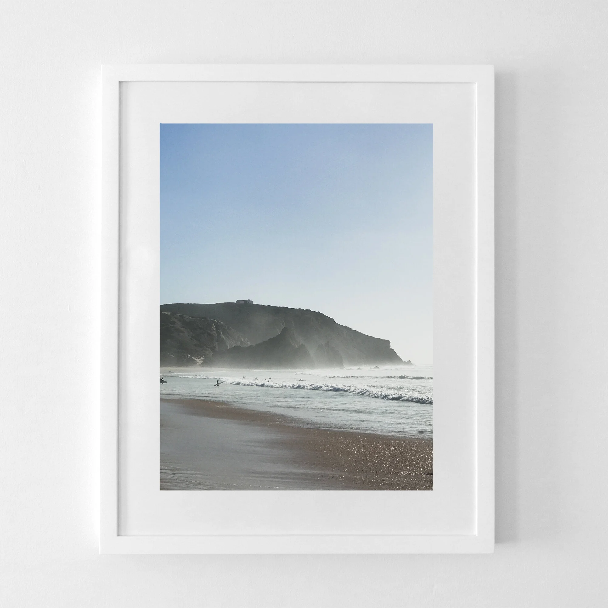 Framed Print : Surfar no Atlantico