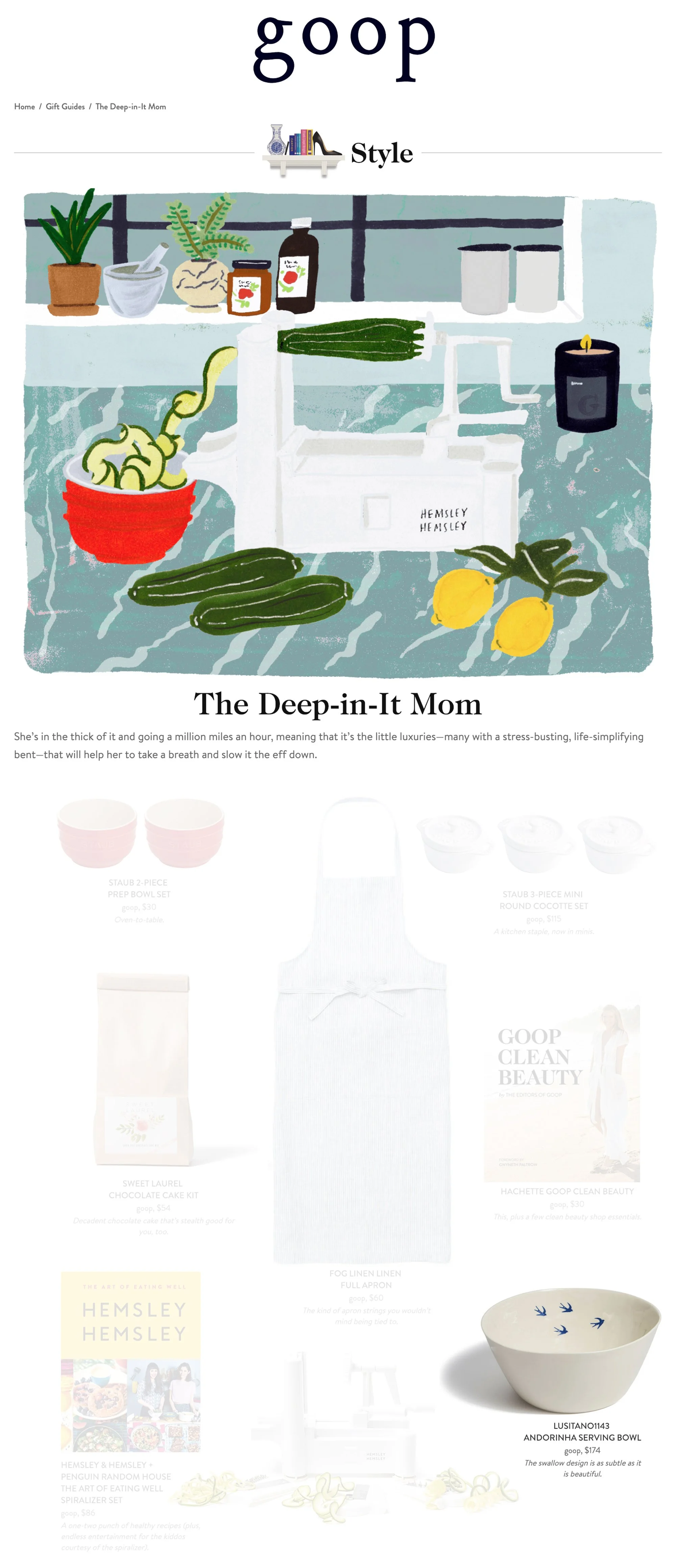 Goop Mother's Day Guide