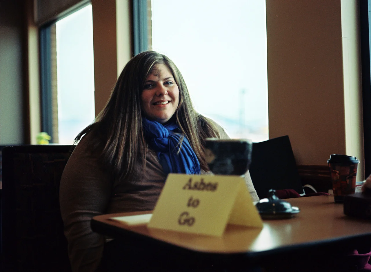 Met this beautiful pastor in Chik-fil-a on ash wednesday. 