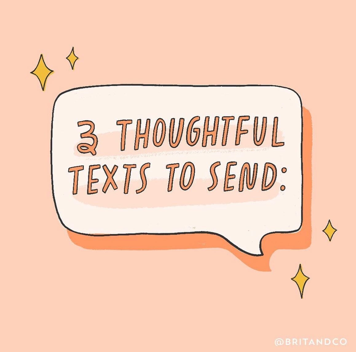 A little #highfivepeptalk to remind you of the power of something as small as a thoughtful text ✨ Stop your scroll and send a message to a pal 👯&zwj;♀️