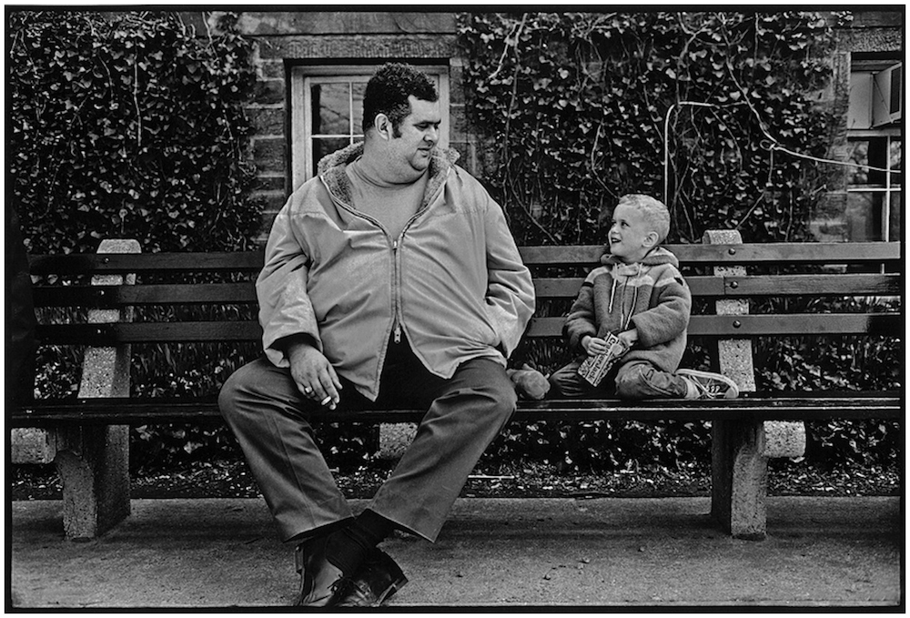  “Big Guy, Little Guy,” Central Park, NYC, 1966. 