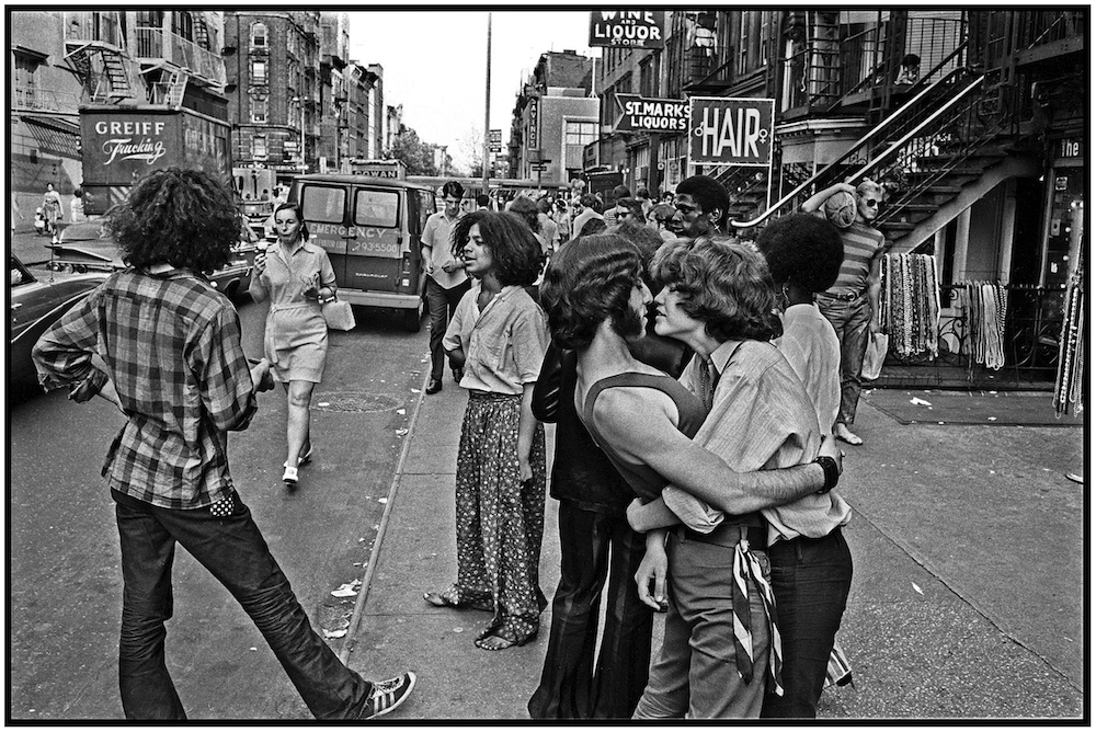  “Hippie Hangout,” St. Mark’s Place, NYC, 1968. 