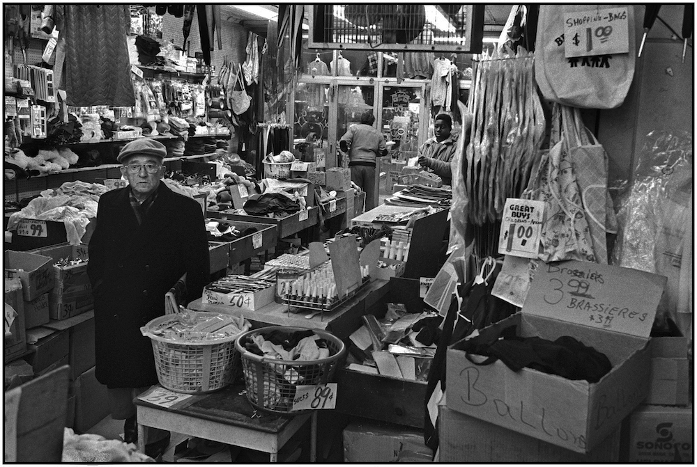 Discount store interior. Brighton Beach Avenue. Nov 11, 1987