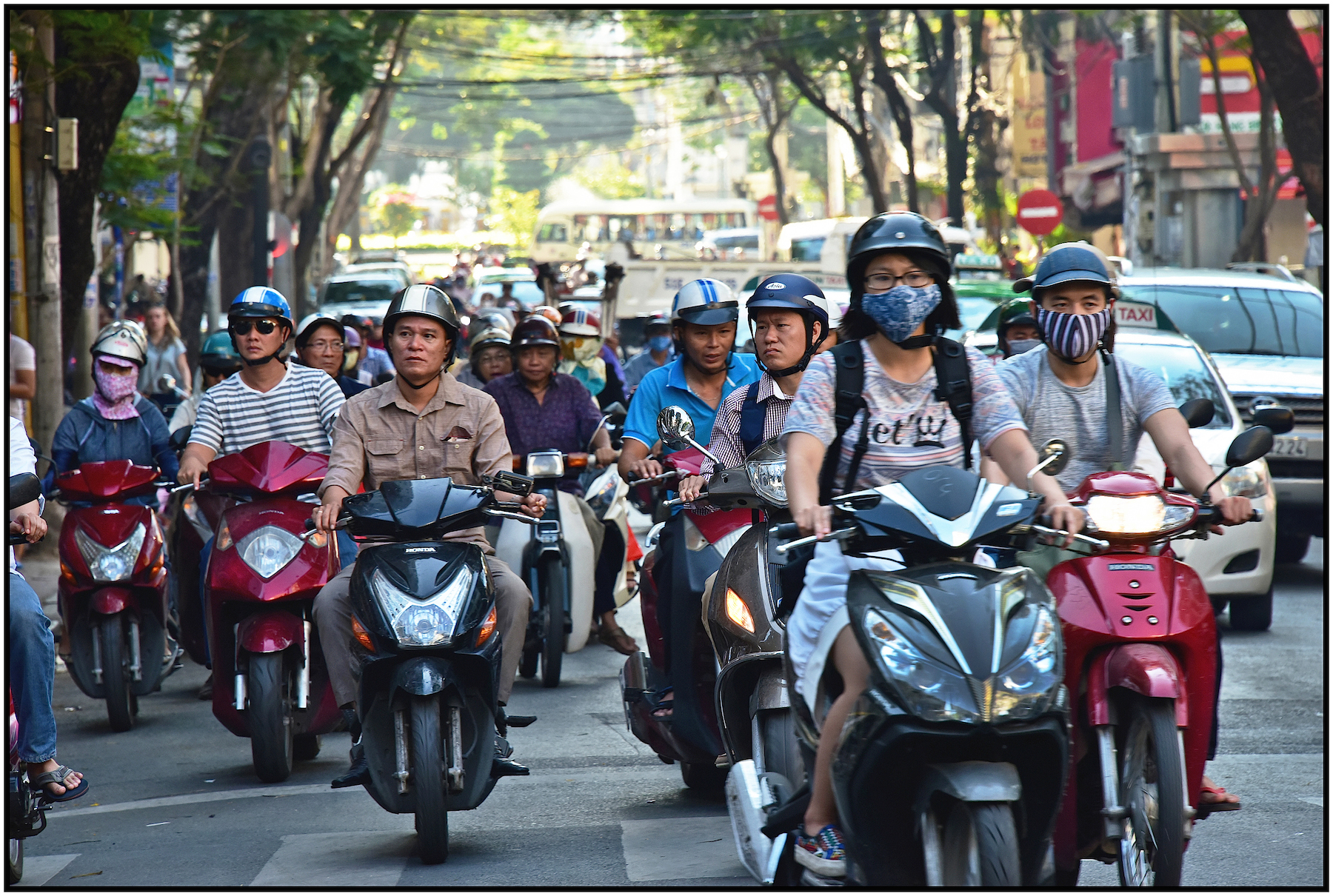  Heavy traffic, Saigon/HCMC, Dec.2015. #2912 