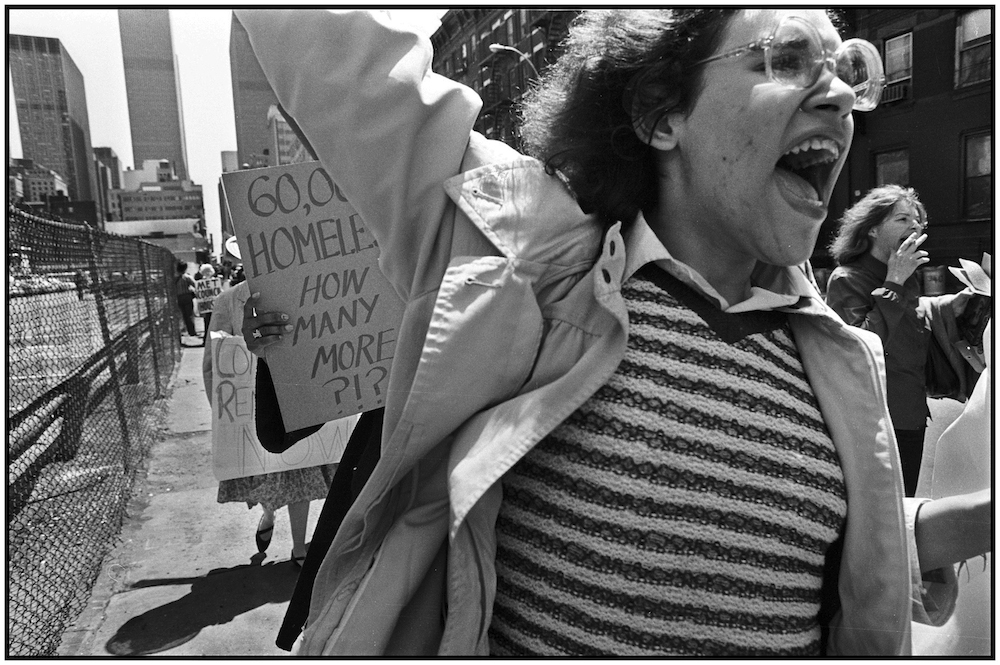 March for Affordable Housing, Manhattan, 1985.