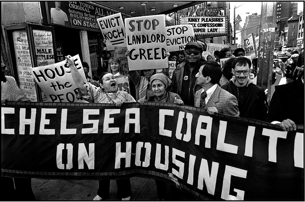 March for Affordable Housing, Manhattan, 1985.