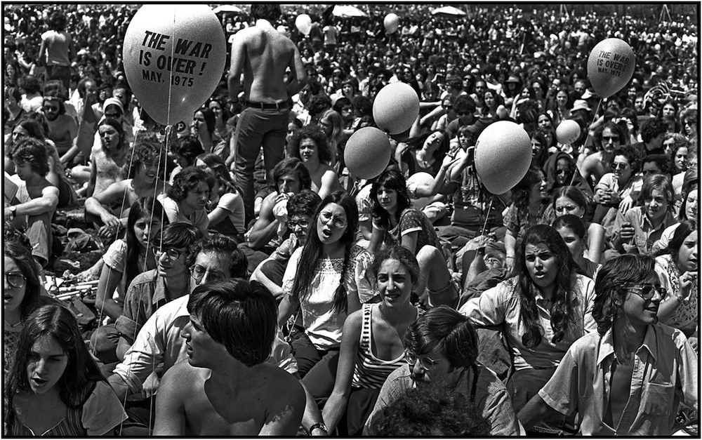 Vietnam War is Over, Central Park, NYC, May 1, 1975.