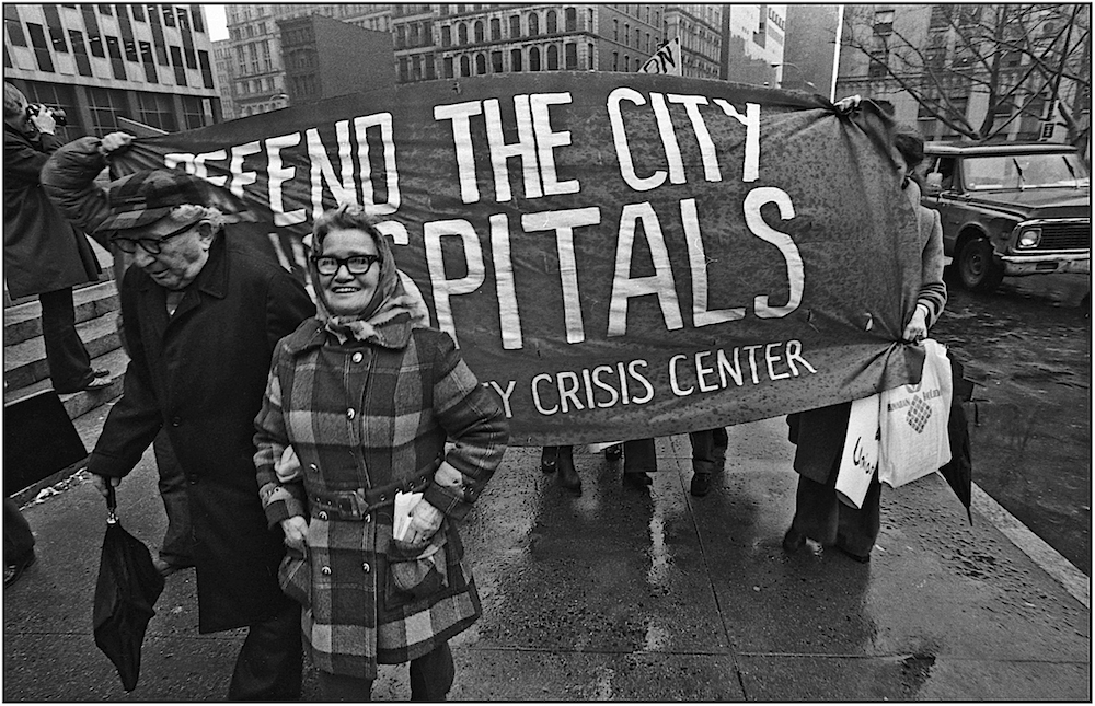 “People’s Budget,” Foley Sq., NYC, 1976.