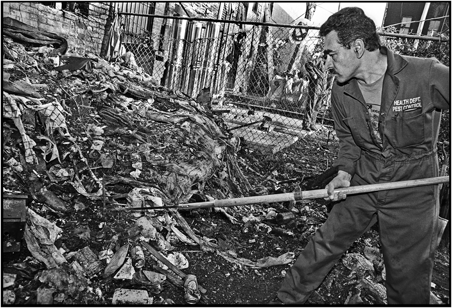   Department of Health Pest Control worker, Manhattan.  