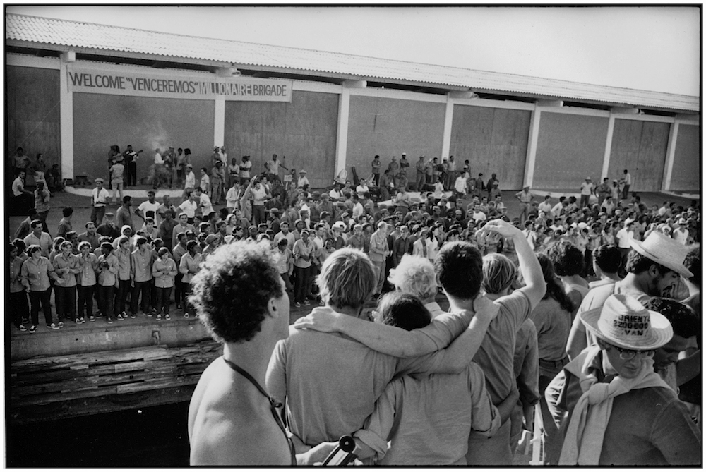 CUBANS WELCOME BRIGADISTAS  HAVANA HARBOR  1969  George  Cohen   copy.jpg