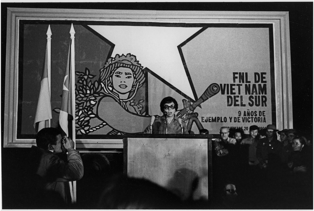 MELBA HERNANDEZ head of OSPAAL--BEN TRE  FIRST VENC BRIGADE  1969   George Cohen    copy.jpg