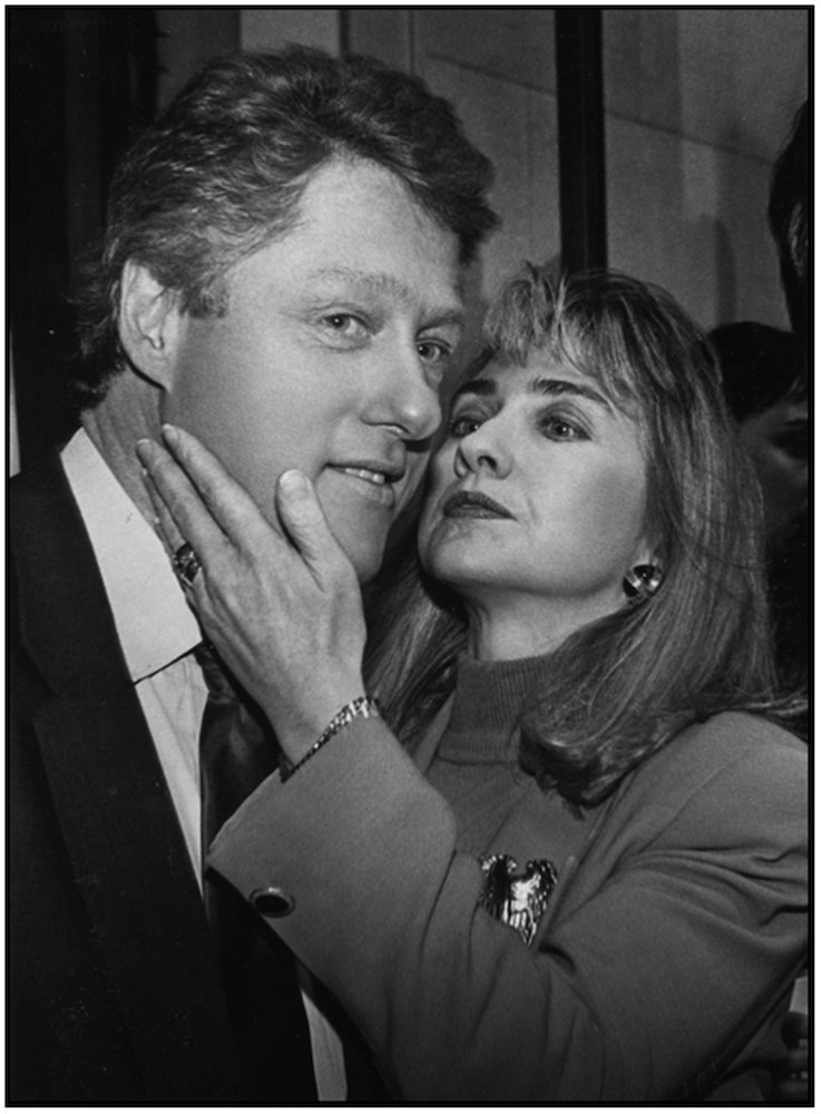  Bill and Hillary Clinton, 1992. 