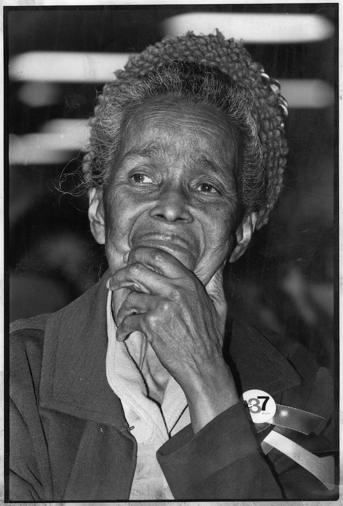 Ella Baker, 1982.