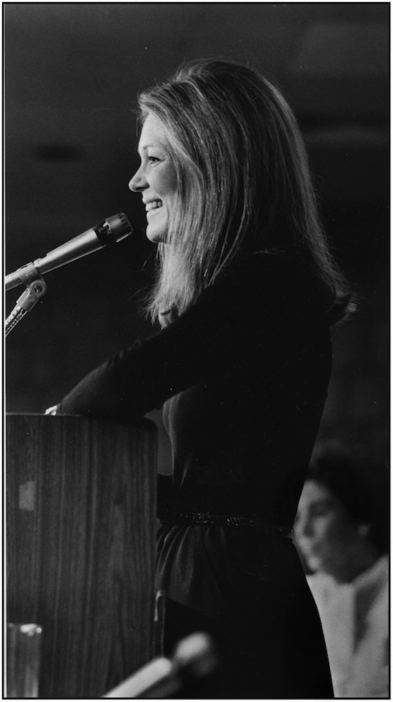   Gloria Steinem.  