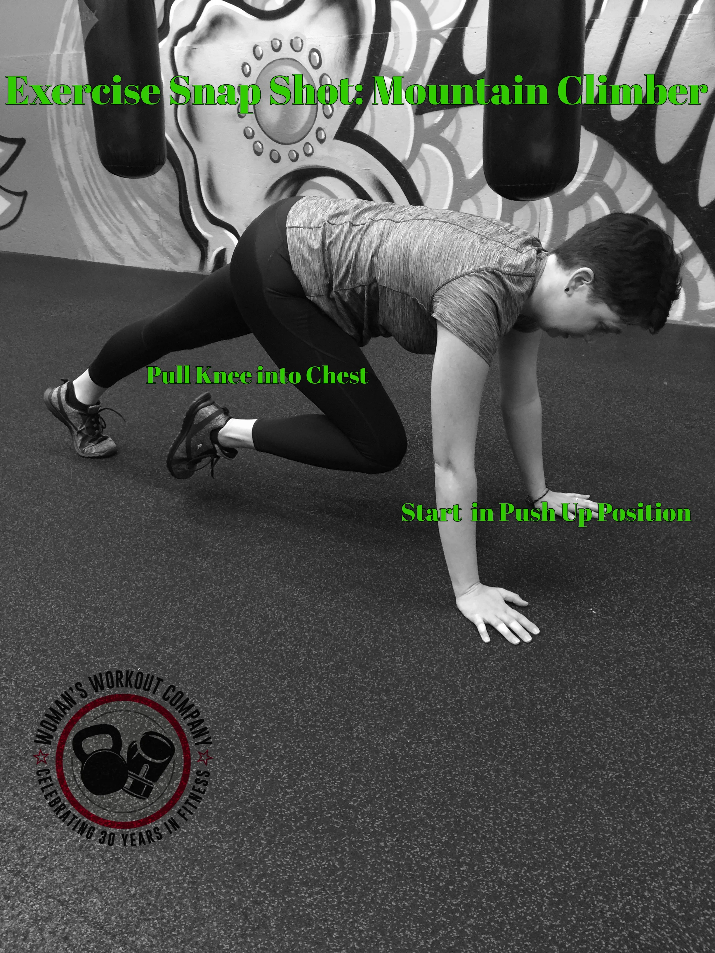 Begin in a pushup position, with your weight supported by your hands and toes. Flexing the knee and hip, bring one leg until the knee is approximately under the hip. This will be your starting position.Explosively reverse the positions of your legs,…