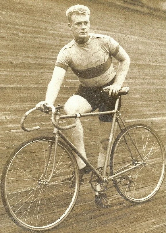 1931: Vincent Seifred raced his bike for a paycheck from 1931 until the start of WWII. As a professional bike racer Vincent wasn’t a superstar but he was always in the mix, tearing up the boards of all the famous east coast velodromes.... Over the years Vincent raced for all of the big east coast clubs including the Gotham Cyclists, the Empire City Wheelmen and the Century Road Club of America. Classic Cycle