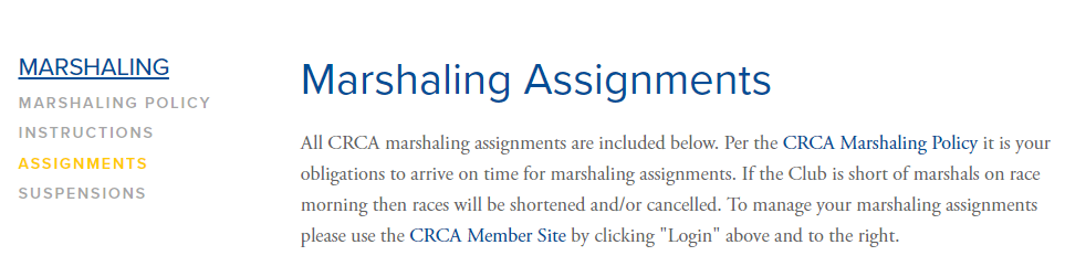 New Marshaling Resources