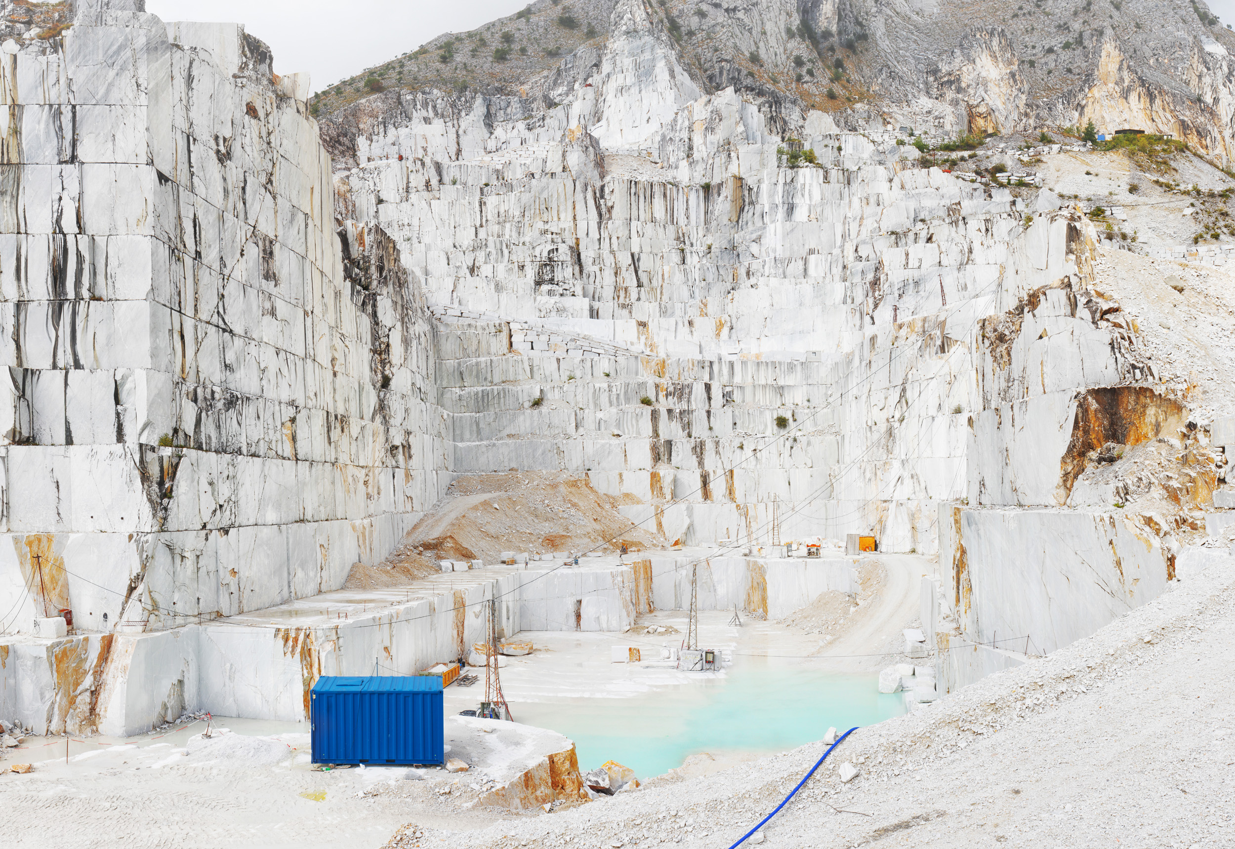 Blue Container - Carrara, Italy 2015