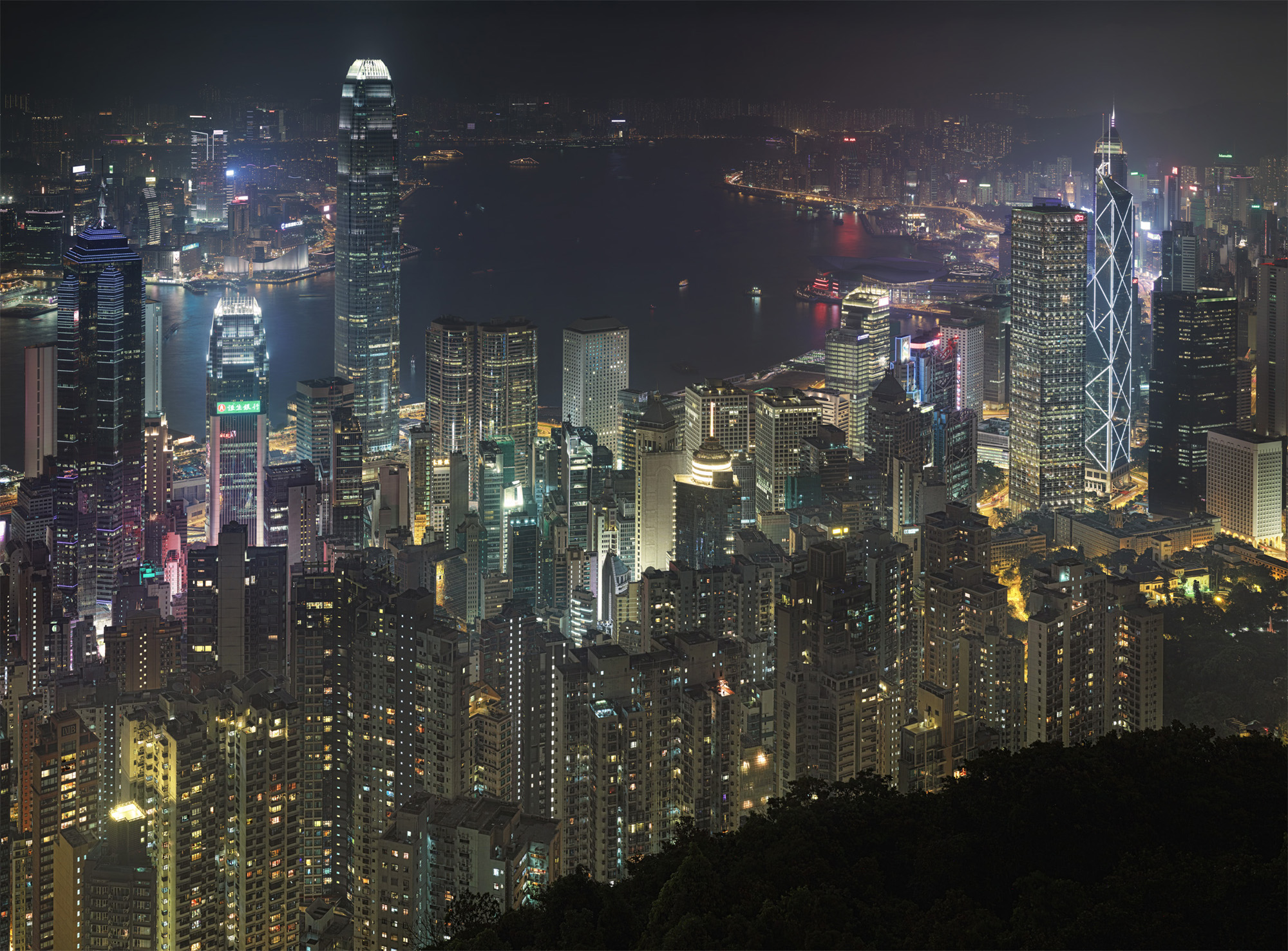 HK from Victoria Peak - Hong Kong, 2013