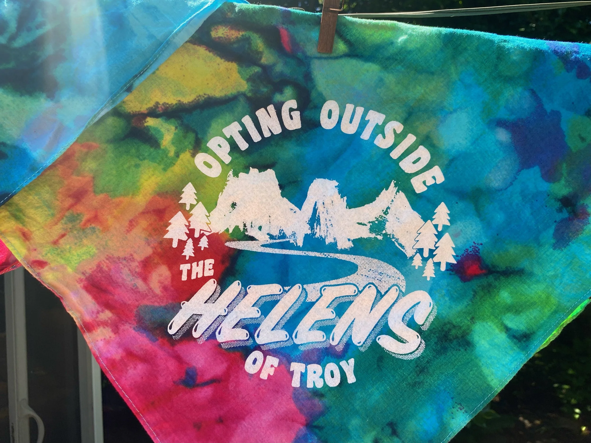  A logo design and printing project for a friend's hiking group.   The Helens of Troy. 