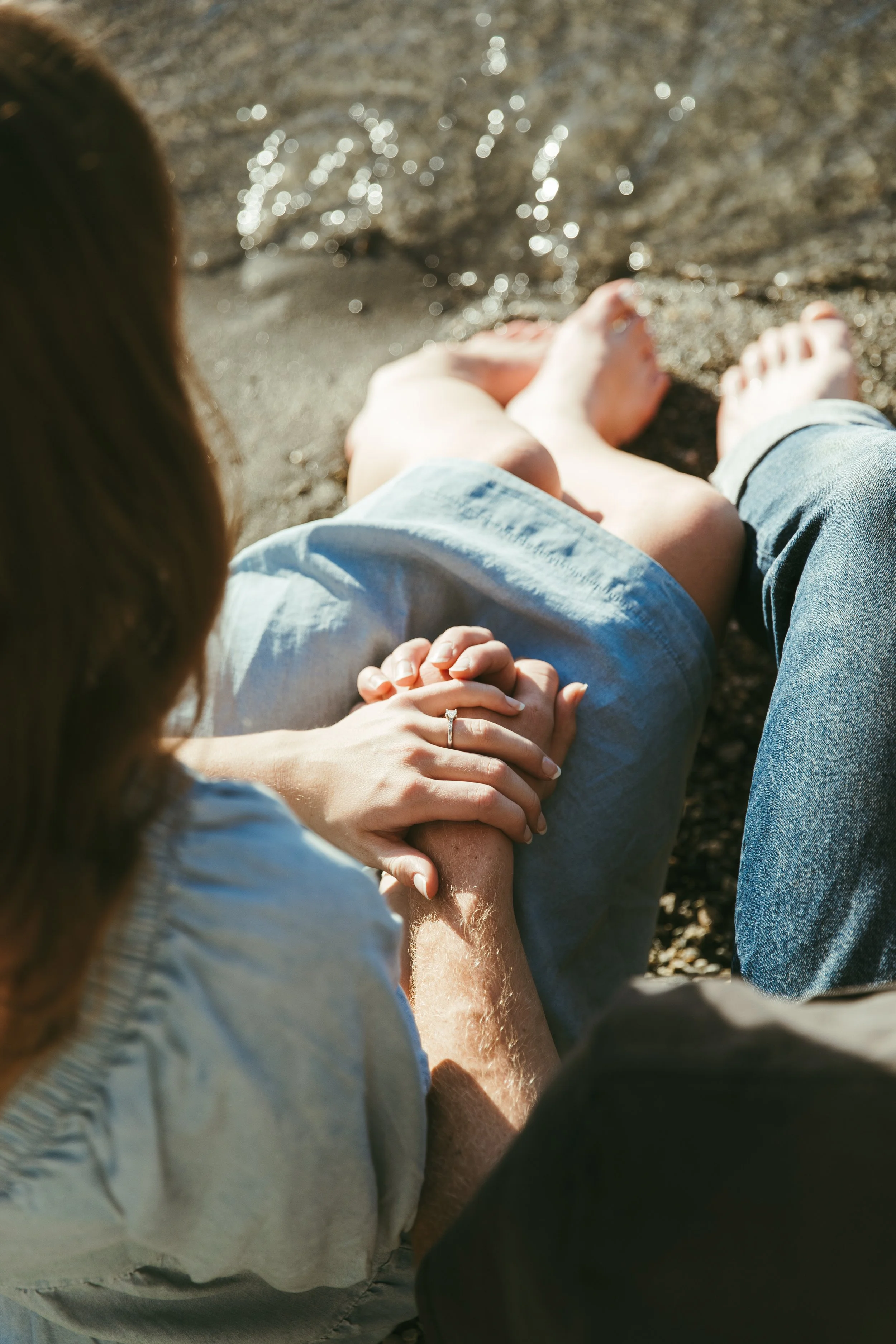 Kalamalka Lake Golden Hour Engagement Session