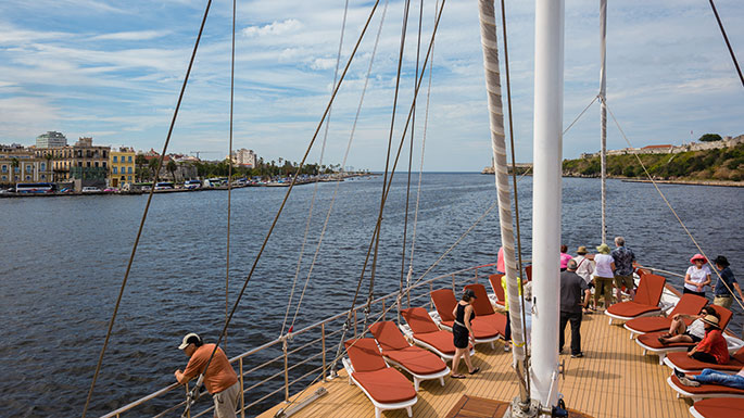 Gain a perspective of Cuba from an unique vantage point very few people can experience.