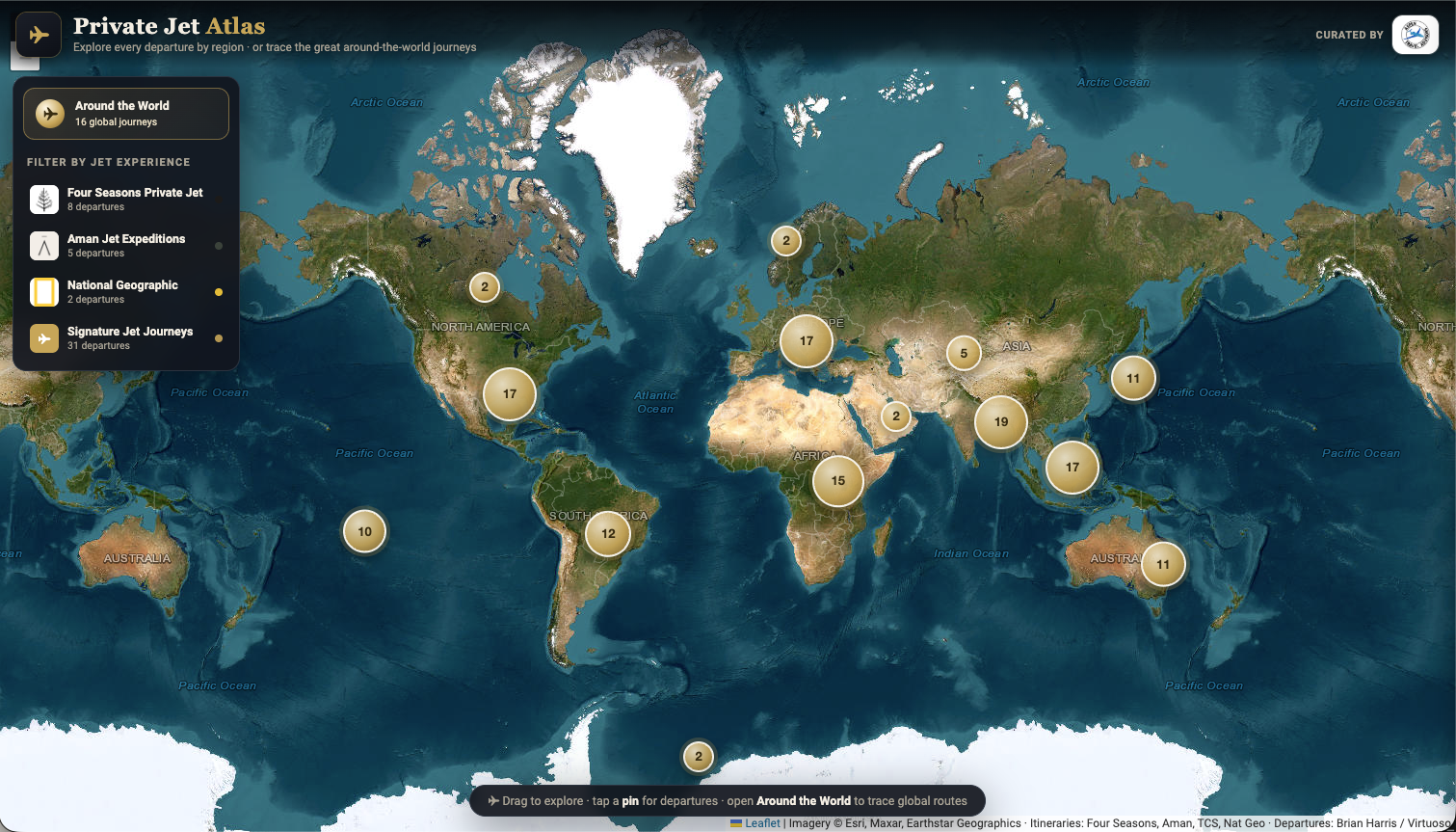 Private Jet Expedition Atlas